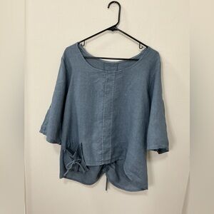Blue women’s linen to size small medium
